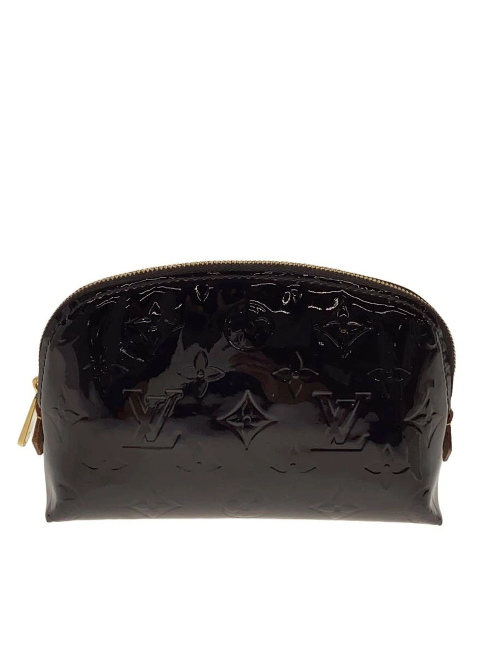 LOUIS VUITTON Pochette Cosmtique Monogram Vernis Enamel Bordeaux